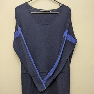 Athleta Azalia Colorblock Dress - Royal & Navy - Merino Wool - M